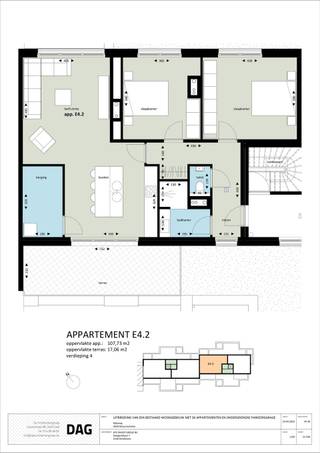 <p><span>Ruim en lichtrijk appartement met terras te huur </span></p><p><span>Op zoek naar een comfortabel en modern appartement? Dit ruime appartement van ca. 108 m² biedt alles wat je nodig hebt voor aangenaam wonen.</span></p><p><span>De indeling omvat een royale leefruimte met veel natuurlijke lichtinval, een volledig uitgeruste keuken met praktische berging, twee volwaardige slaapkamers en een badkamer met alle comfort. Daarnaast is er een apart toilet voorzien.</span></p><p><span>Een extra troef is het ruime terras (ca. 17 m²), ideaal om te genieten van frisse lucht en ontspanning.</span></p><p><span>Gelegen op de 4de verdieping in een verzorgd gebouw, combineert dit appartement rust met een vlotte bereikbaarheid.</span></p><p><span>Troeven:</span></p><ul><li><span>Ruime bewoonbare oppervlakte </span></li><li><span>2 slaapkamers </span></li><li><span>Groot terras </span></li><li><span>Praktische indeling </span></li><li><span>Veel lichtinval </span></li><li><span>Lift</span></li><li><span>Kelderberging </span></li><li><span>Autostaanplaats in de kelder</span></li><li><span>Verwarming: warmtepomp</span></li></ul><p><span> </span></p><p><span>Beschikbaarheid:</span><span> vanaf 01/06<br /></span><span>Huurprijs:</span><span> 1075/maand<br /></span><span>Provisie kosten:</span><span> 110/maand<br /></span><span>EPB:</span><span> in opmaak</span></p>