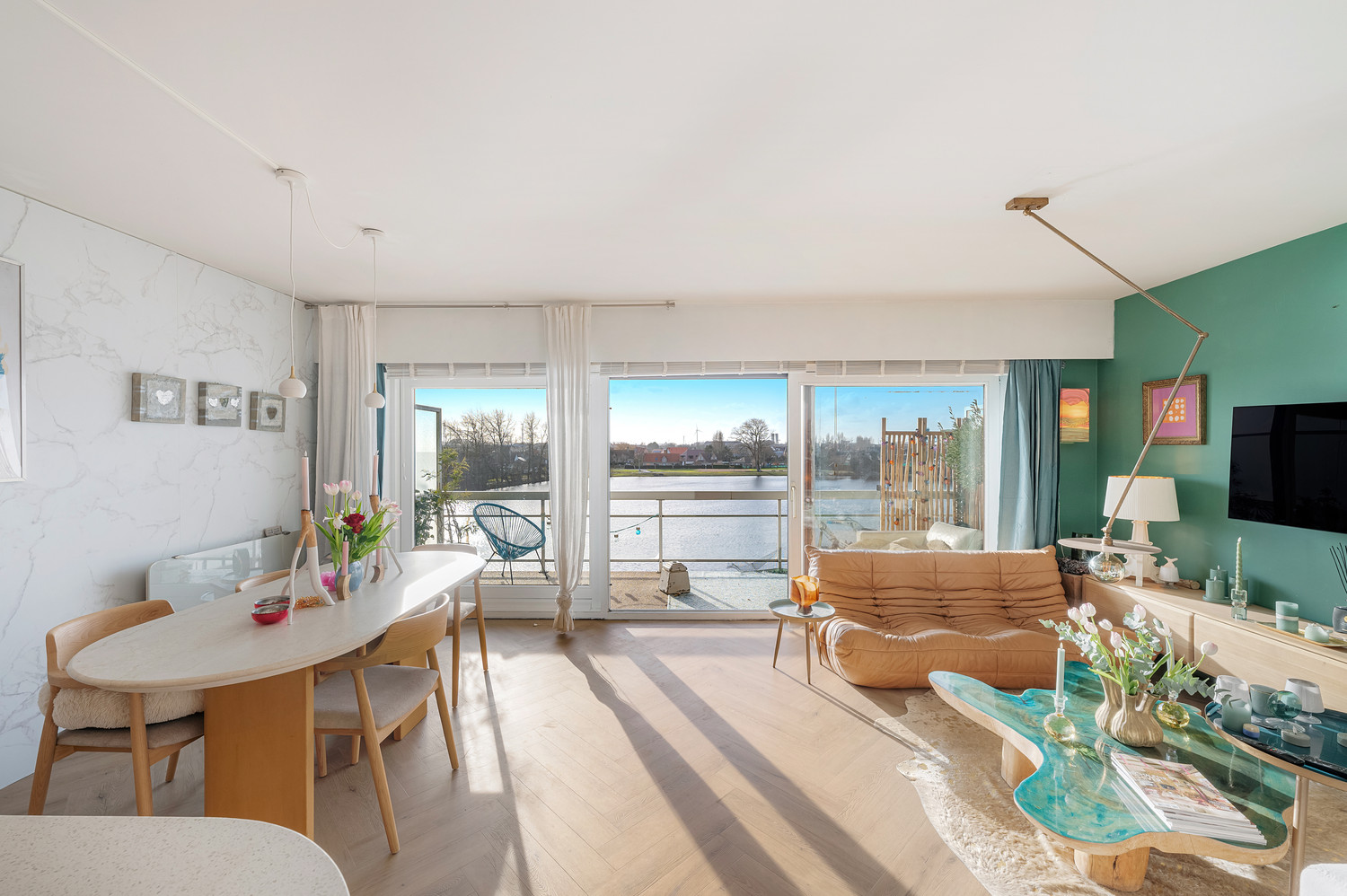 Instapklaar vernieuwd appartement met zuidgericht terras en open zicht - foto 4