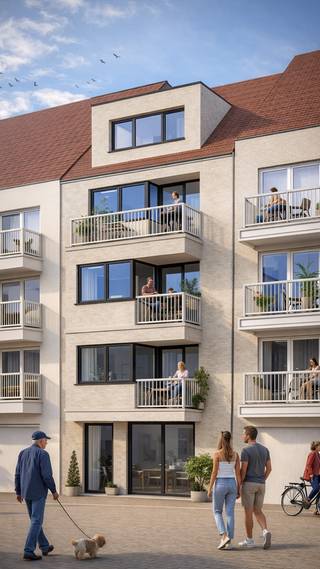 In het bruisende centrum van Heist-aan-Zee verrijst dit stijlvolle nieuwbouwproject bestaande uit drie kwalitatieve appartementen. Een unieke opportuniteit voor wie comfortabel wil wonen aan zee of op zoek is naar een interessante investering op toplocatie.<br />Het gebouw combineert een hedendaagse architectuur met duurzame en energiezuinige technieken. Elk appartement is ontworpen met oog voor licht, ruimte en wooncomfort, en afgewerkt met hoogwaardige materialen.<br />Dankzij de centrale ligging bevinden winkels, horeca, openbaar vervoer en het strand zich op wandelafstand. Ideaal als vaste woonst, tweede verblijf of opbrengsteigendom.<br />Troeven:<br />Nieuwbouw volgens de nieuwste normen<br />Slechts 3 appartementen waarvan 1 duplex : kleinschalig en exclusief<br />Centrale ligging in Heist-aan-Zee<br />Energiezuinig en duurzaam<br />Moderne afwerking met inspraakmogelijkheden<br />Een zeldzame kans om te investeren in kwaliteit en locatie aan de Belgische kust.<br />Wens je verdere info of een bezoek : contacteer Bruno 0496 234126 of bruno.vanthuyne@acasa.immo