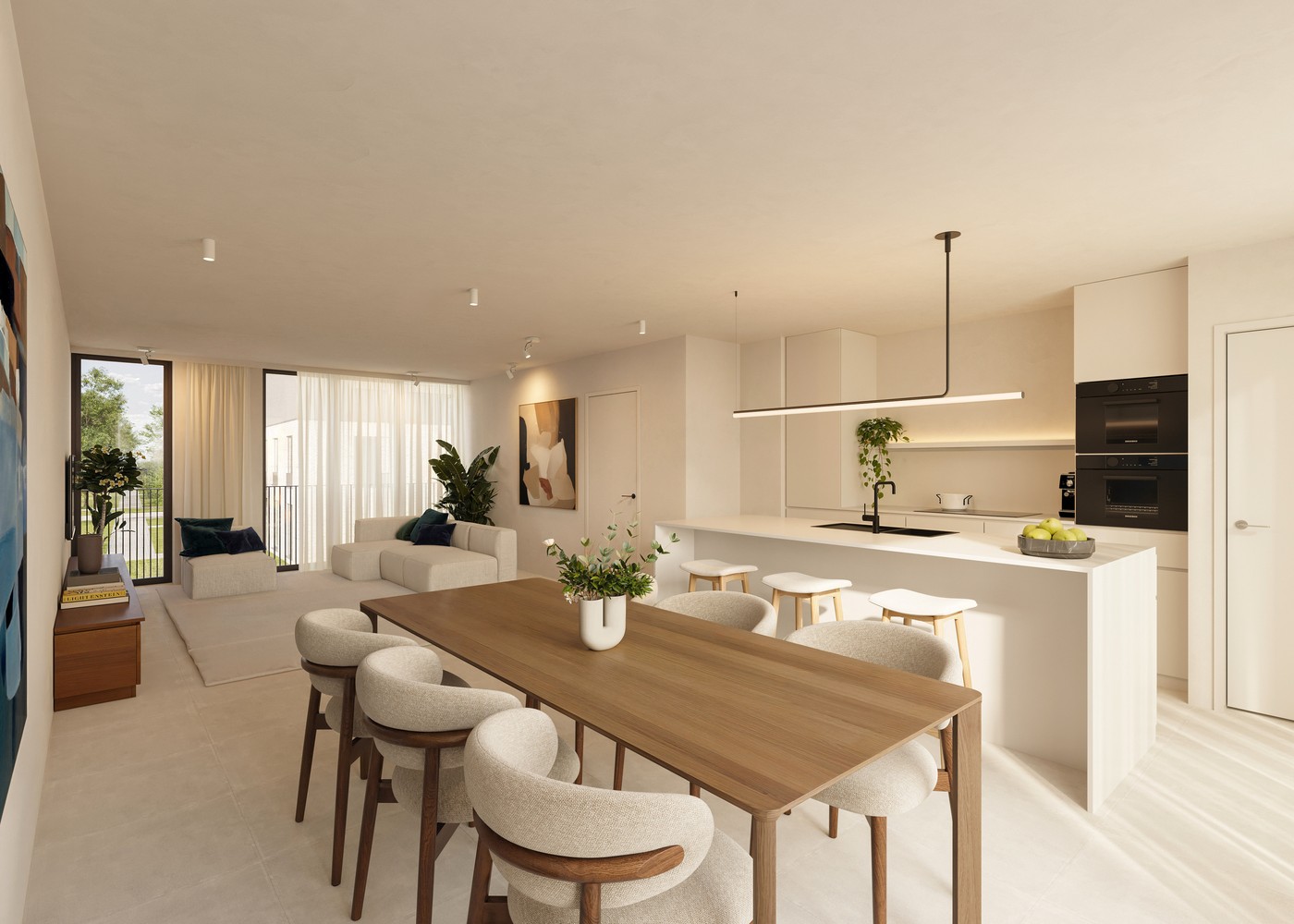 Gelijkvloers nieuwbouwappartement met ruim terras en privatief tuintje in een prachtige parkomgeving - foto 3