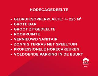 Ondernemen en wonen onder één dak – instapklaar horecapand met woonst &amp; feestzaal in JabbekeDroom je van je eigen horecazaak met woonst boven?...