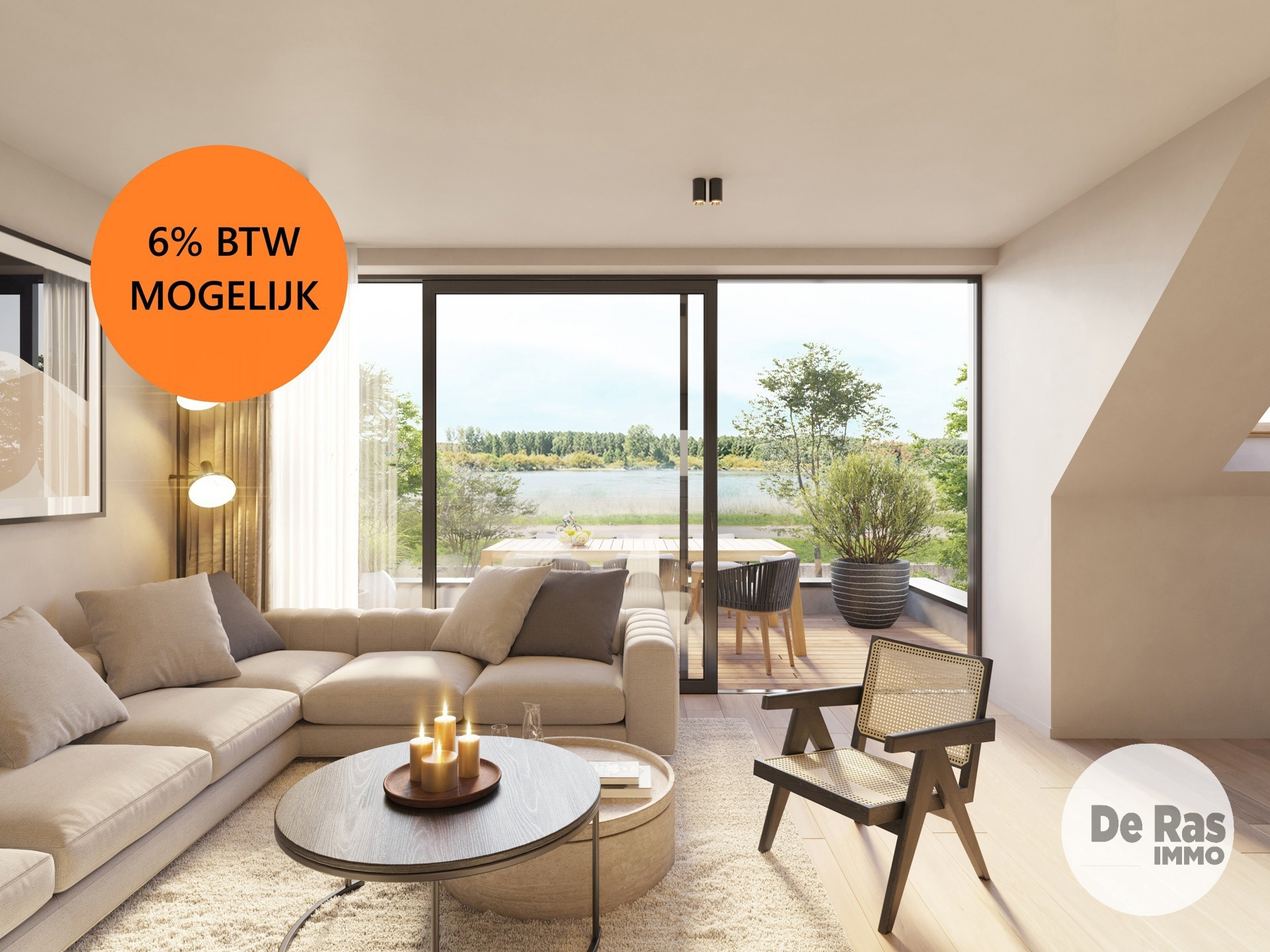 WICHELEN - Nieuwbouwappartement aan Scheldedijk - 6% BTW - foto 1