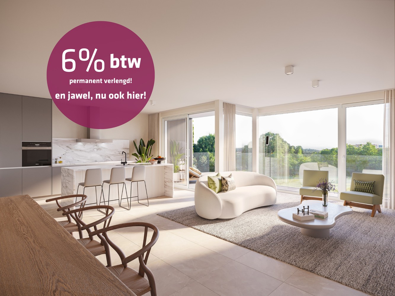 Ruim BEN-appartement met 2 slaapkamers - foto 1