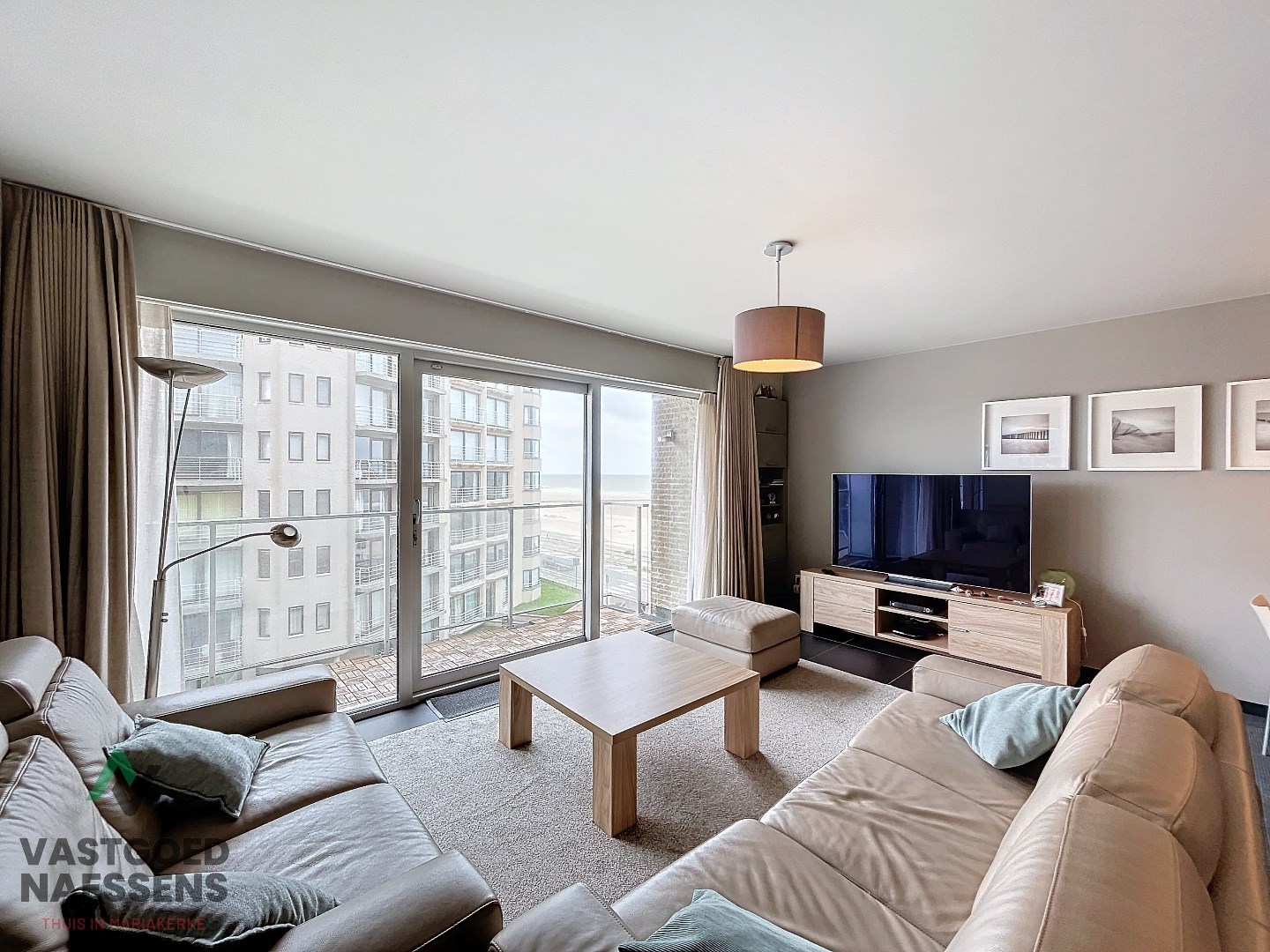 Appartement prêt à emménager avec 2 chambres et vue latérale sur la mer. - photo 5