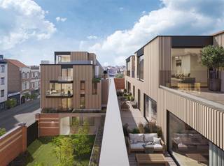 Geweldig lichtrijk 3-slpk appartement met 42m² woonruimte. Warmtepomp, zonnepanelen, vloerverwarming en recuperatie van regenwater voor het...