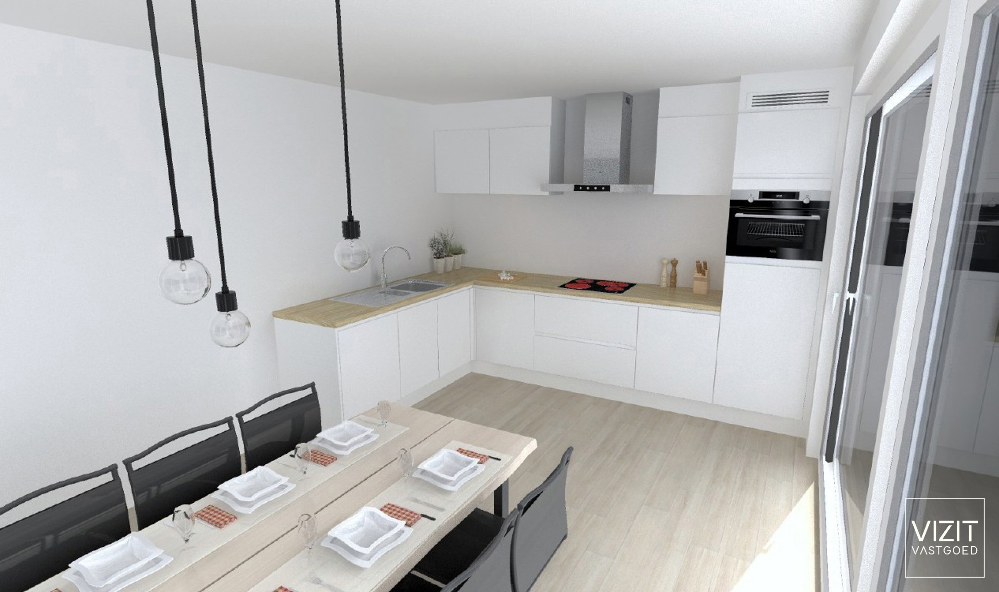 Appartement 1e verdieping met 2 slaapkamers en terras - foto 4