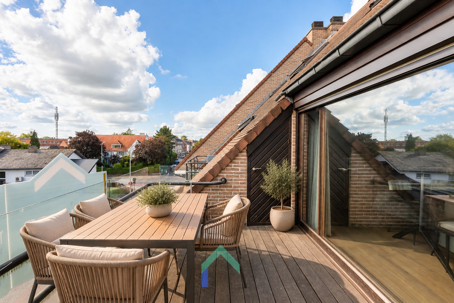 Ruim duplexappartement met 3 slaapkamers in centrum van Tielt - foto 5