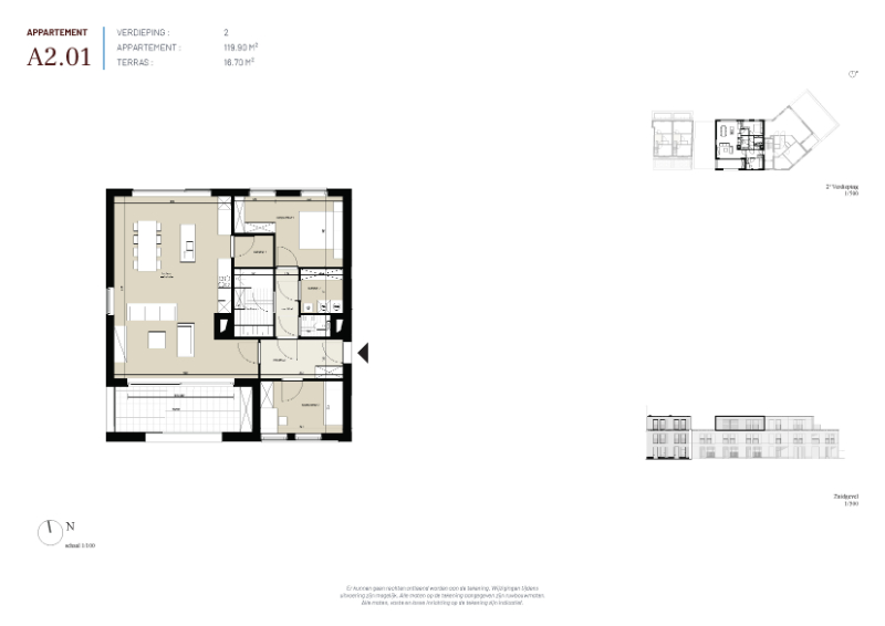 Apartment for sale in Oostakker with 2 bedrooms - photo 2