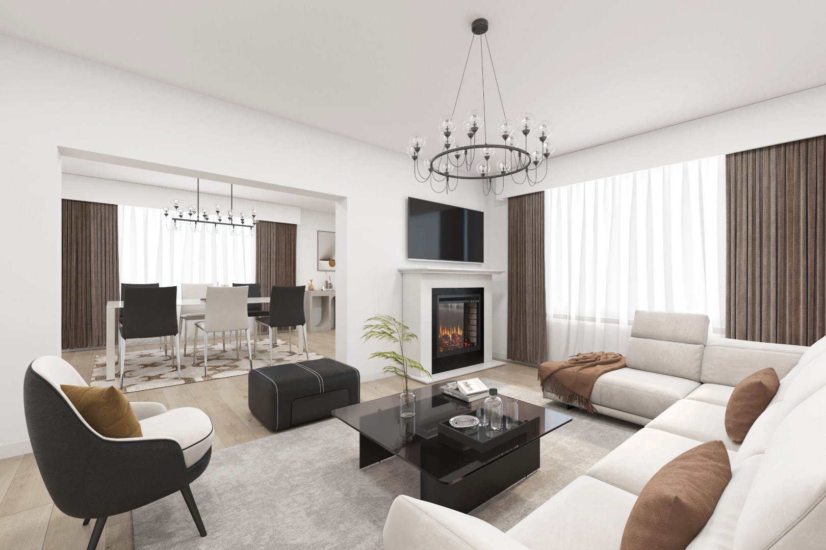 RUIME OPEN BEBOUWING MET 3 SLPKS, TUIN EN GARAGE IN MOERZEKE - DOODLOPENDE STRAAT! - foto 3