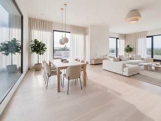 IIdeaal gelegen tussen het Observatorium en de Avenue de Fré, in het "Domaine de l'Observatoire", nieuw penthouse met 3 slaapkamers, een...