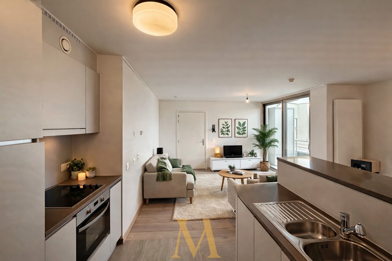 Lichtrijke serviceflat met terras en topligging in Deinze - foto 5