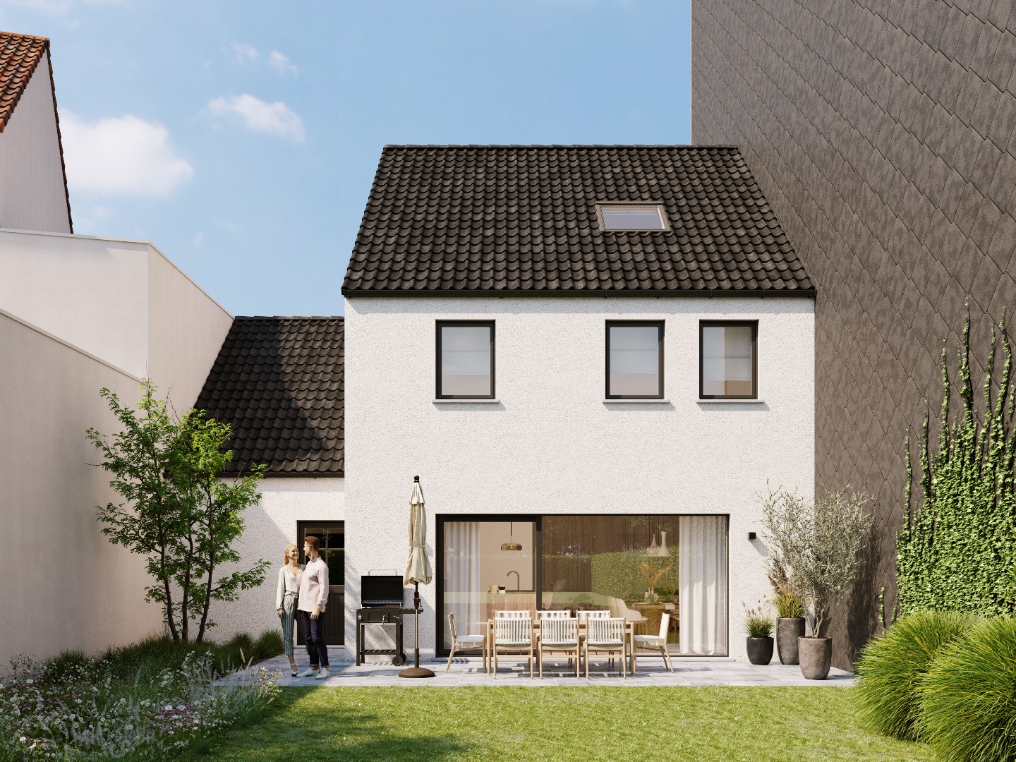 Nieuwbouwwoning met 3 slaapkamers, zuidgerichte tuin en garage in Menen - foto 2