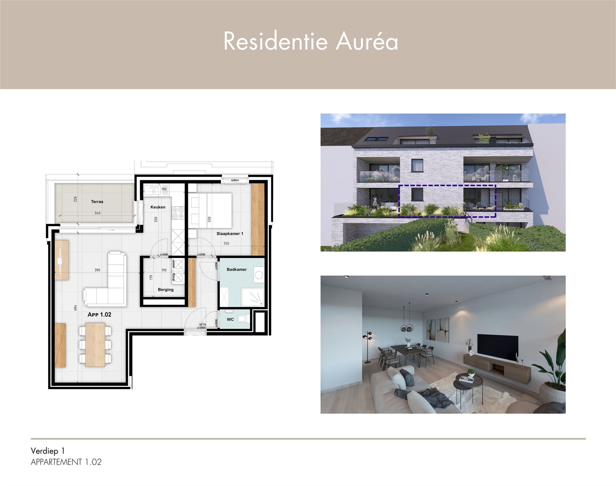 Appartement 1 slaapkamer, alle comfort - foto 1