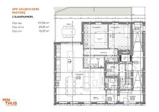 <strong>Welkom bij Residentie Becelaere</strong><br /><br />Dit nieuwbouwproject op de markt van Beselare zal bestaan uit:
<ul>
<li>2 handelspanden</li>
<li>9 appartementen</li>
<li>1 studio</li>
<li>1 woning.</li>
</ul>
Dit project zal de perfecte mix aanbieden van comfort, stijlvolle architectuur en energiezuinigheid. Bovendien heeft het een centrale ligging, namelijk op wandelafstand van de lokale handelaars en op slechts enkele minuten van de A19 Ieper-Kortrijk.<br /><br />Hieronder worden de appartementen toegelicht.<br /><br /><strong>Gelijkvloers</strong>
<ul>
<li>Pastorij: Appartement (117,04 m²) met 2 slpk en terras (24,45 m²) en tuin (13,29 m²). Prijs: € 290.000</li>
</ul>
<br /><strong>1ste verdieping</strong>
<ul>
<li>Wervikstraat: Studio (64,75 m²) met terras (11,50 m²). Prijs: € 200.000</li>
<li>Hoek: Appartement (110,32 m²) met 3 slpk en terras (8,55 m²). Prijs: € 315.000</li>
<li><s>Pastorij: VERKOCHT.</s></li>
<li><s>Oud Gemeentehuis: VERKOCHT</s></li>
</ul>
<br /><strong>2de verdieping</strong>
<ul>
<li>Wervikstraat: Appartement (74,17 m²) met 1 slpk terras (10,43 m²). Prijs: € 245.000</li>
<li>Hoek: Appartement (94.34 m²) met 2 slpk en terras (7,50 m²). Prijs: €280.000</li>
<li><s>Pastorij: VERKOCHT.</s></li>
<li>Oud Gemeentehuis: Appartement (78,46 m²) met 1 slpk en terras (6,60 m²). Prijs: €245.000</li>
</ul>
<br /><strong>3de verdieping</strong>
<ul>
<li>Hoek: Appartement (90,50 m²) met 2 slpk en terras (7,62 m²). Prijs: €260.000</li>
</ul>
<br /><strong>Troeven:</strong>
<ul>
<li>Mogelijkheid tot bijkopen van extra berging, garage of parkeerplaats (met en zonder laadpaal)</li>
<li>Traditioneel gebouwd met snelbouwstenen (zowel dragende als niet dragende muren) met keramische dakpannen, ramen en deuren in PVC.</li>
<li>BEN – Bijna Energie Neutraal: zonnepanelen, vloerverwarming op warmtepomp, regenwater op het toilet en wasmachine, ventilatie D, …</li>
<li>Gemeenschappelijke fietsenstalling</li>
<li>…</li>
</ul>
<br />Wens je een vrijblijvend bezoek of meer informatie?<br />Contacteer Eden op 0470 43 78 21 of mail info@minthus.be<br /><br />