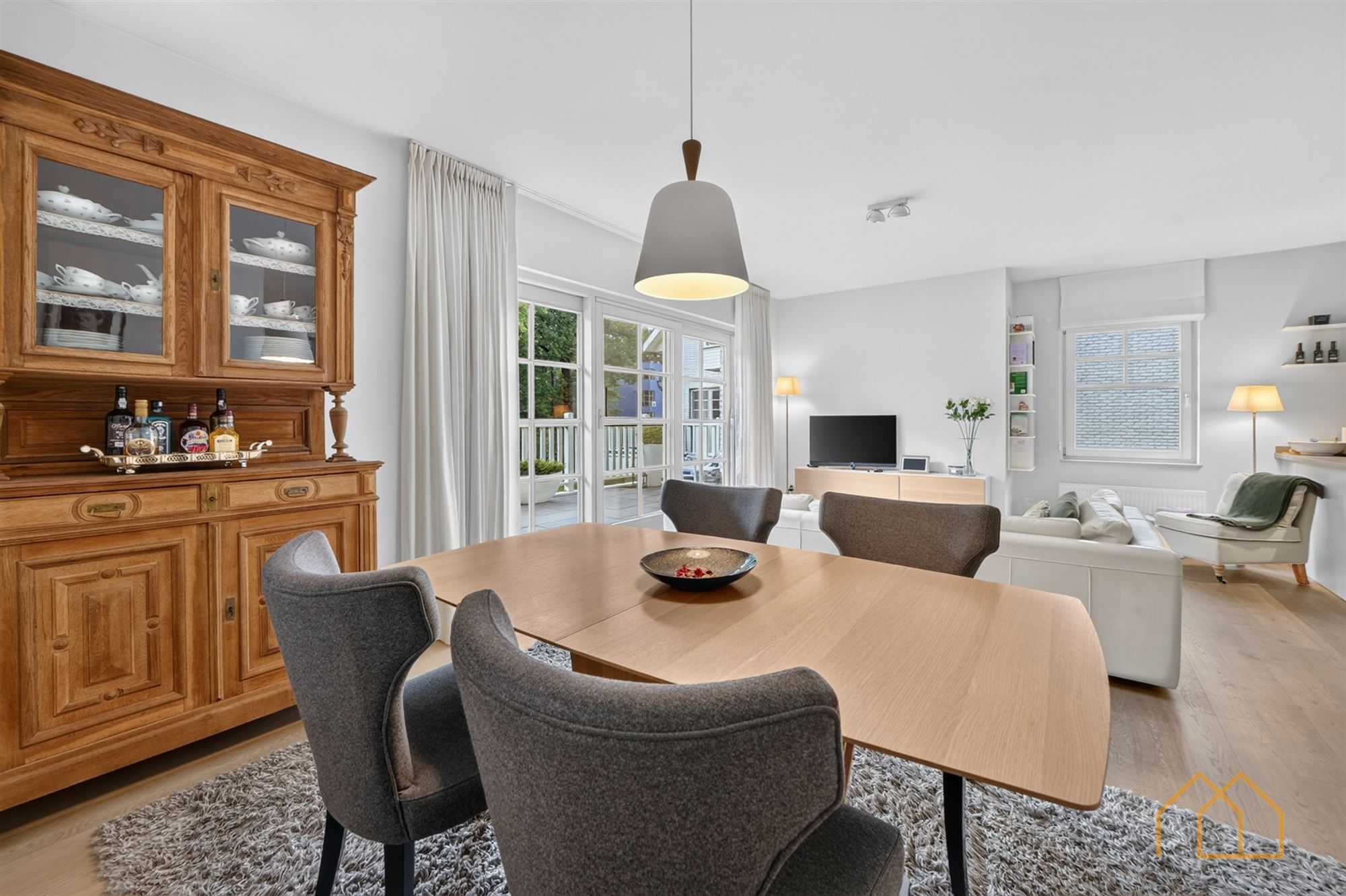 Appartement met 2 terrassen en ruime garage - foto 5