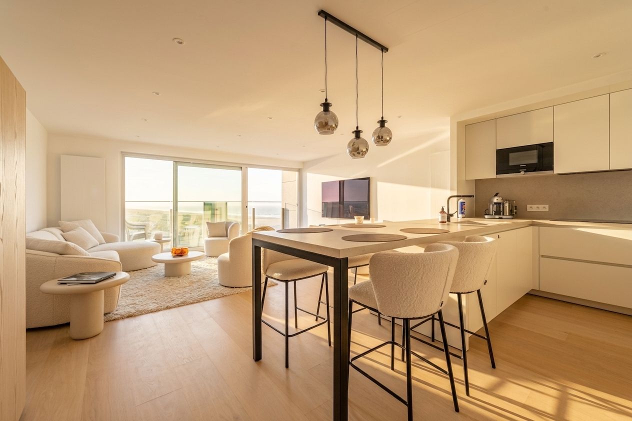 Uniek, ruime appartement met prachtige verzichten en zonneterras in Blankenberge - foto 1