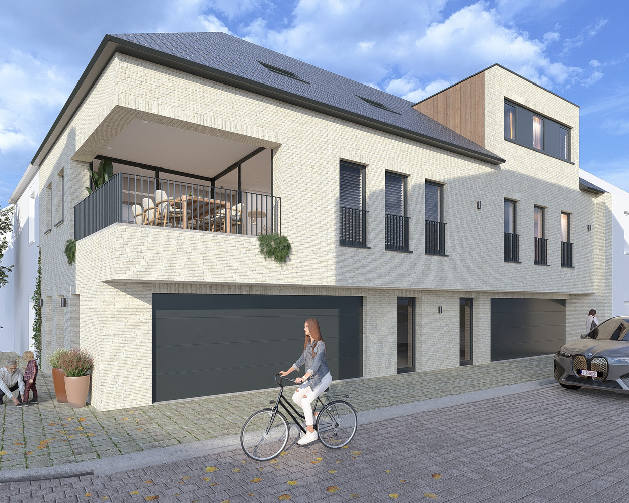 Projectgrond voor de oprichting van twee woningen in het centrum van Wingene. - foto 4