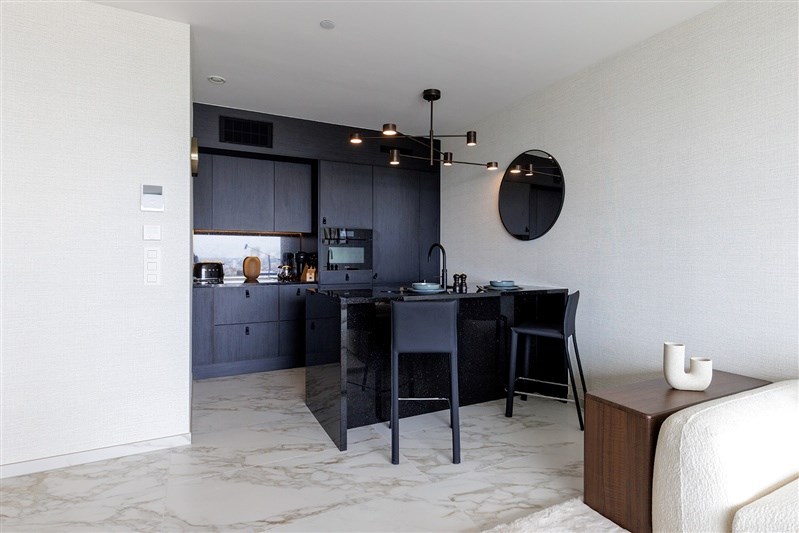 Exclusief gemeubeld 1- slaapkamerappartement in Antwerp Tower - foto 4