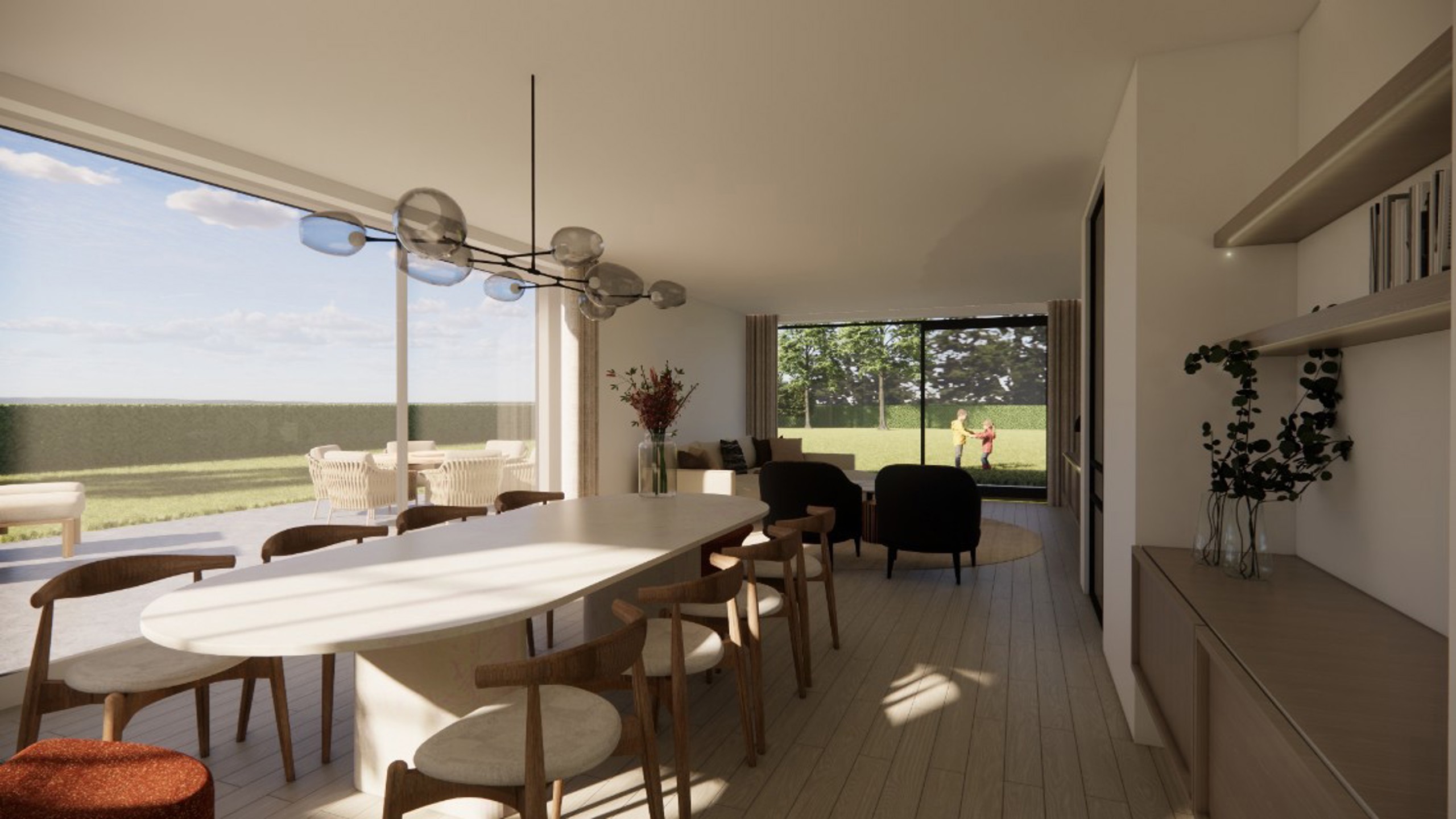 Landelijk energiezuinige  gelegen nieuwbouw villa (E20) - foto 3