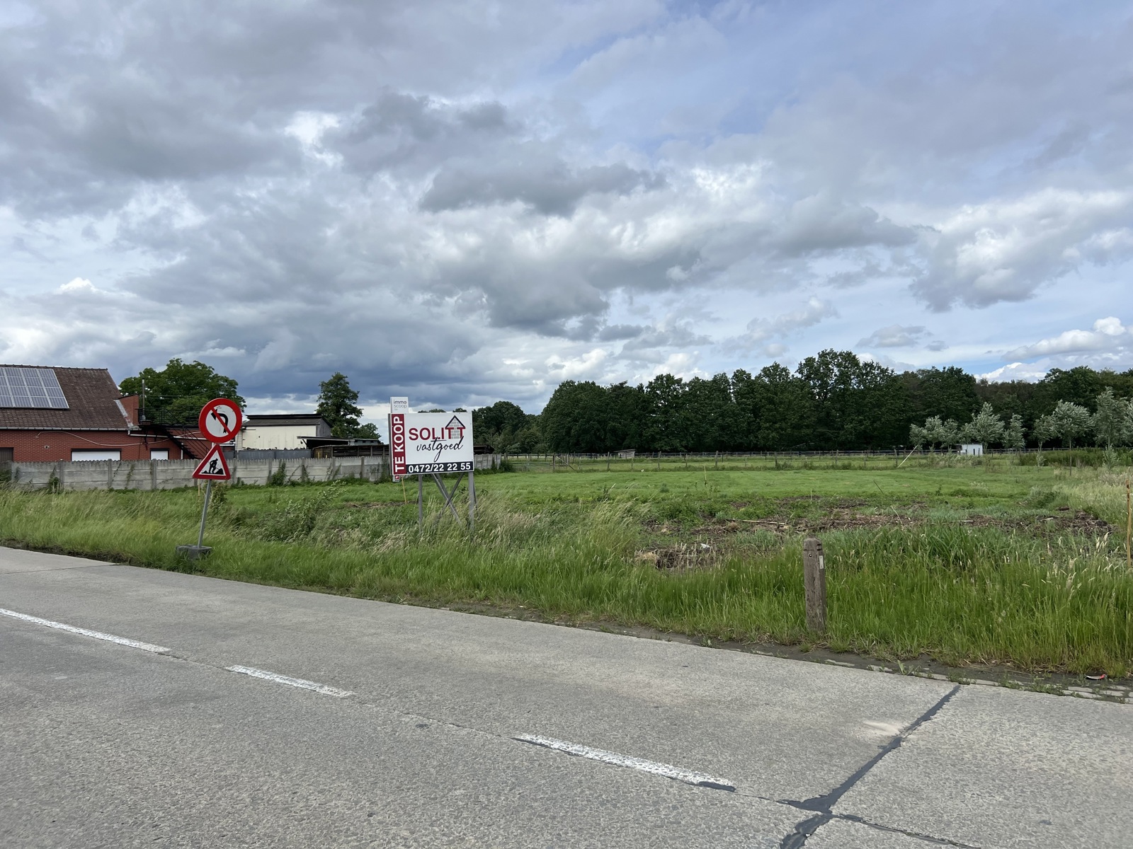 Bouwgrond voor OB (1.235m²) met achteraan agrarisch gebied - foto 4