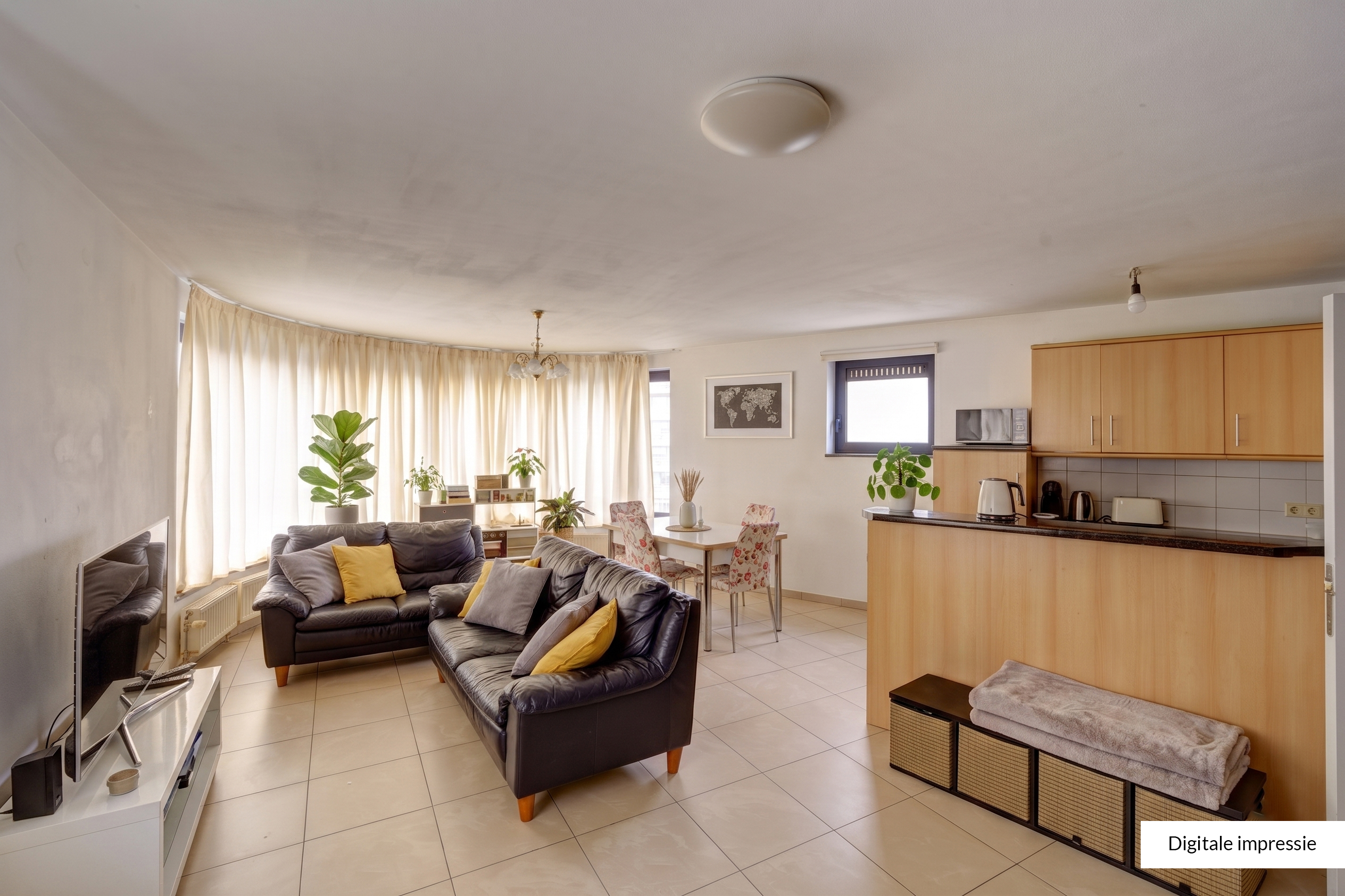 Strategisch 1 slk appartement V3 op het Zuid! - foto 2