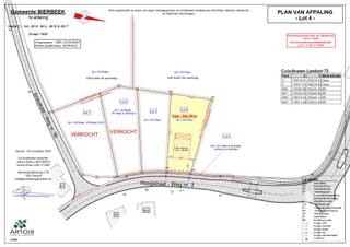 Beautiful building plot for open construction in Bierbeek This building land on a plot of 9a 67ca is part of a subdivision in 4 large building lots...