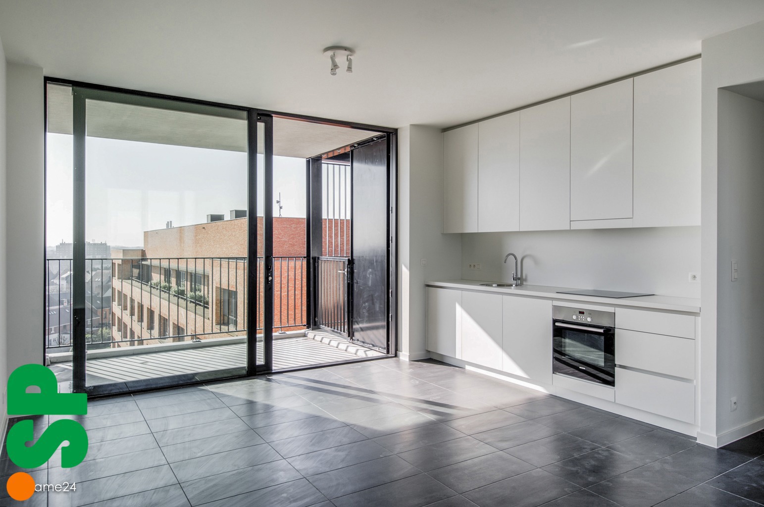 Appartement met 1 slaapkamer, bureelruimte en terras in Residentie "BELLE FONTAINE" te Turnhout. - foto 4