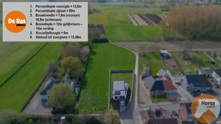 NIEUWERKERKEN - Uniek gelegen bouwgrond, geschikt voor het bouwen van een open bebouwing, op een uitstekende locatie op een perceel van 4.191m² (lot...