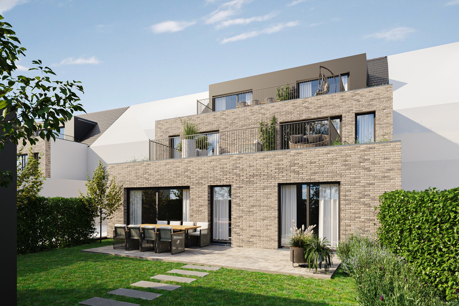 Ruim gelijkvloers app. met 3 slpkrs en tuin - foto 2