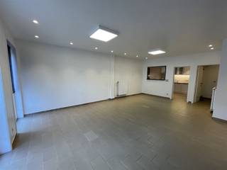 <p><span>Central ground floor apartment : Spacious living room, kitchen, toilet, bedroom, bathroom and large basement.  No general expenses.  Free at present.  For info or visit, call 056.21.58.00 or www.immo-lvb.be, go to property and book the appointment via calendar.</span></p>