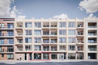 Casco kantoorruimte van ca. 155 m² te koop in Residentie Vonk te Ieper. Ook mogelijkheid om naastgelegen kantoor van ca. 235 m² aan te...