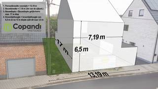<p>Interesse of vragen? Neem gerust contact op via morgan.claus@copandi.be of via +32 472 88 77 42. Centraal gelegen bouwgrond van 351 m² voor open bebouwing.<br /><br />Deze bouwgrond van 351 m² is ideaal voor wie een eigen woning wil realiseren op een gunstige, centrale locatie. Met een perceelsbreedte van 13,19 m en een diepte van 26 m biedt dit perceel de perfecte basis voor een moderne gezinswoning met een slimme indeling en ruime leefzones. Bouwvoorschriften (ruime mogelijkheden): Max. gevelbreedte: 7,19 m Gelijkvloerse bouwdiepte: tot 17 m Verdiepingen: tot 13 m Dak: bij hellend dak max. 9 m De ligging is een grote troef: winkels, scholen en openbaar vervoer bevinden zich vlakbij, net als de invalswegen A12 en N16, waardoor je geniet van een vlotte bereikbaarheid. <br /><br />Wil je meer info? Contacteer ons en ontdek de mogelijkheden van dit mooi gelegen perceel!</p>
