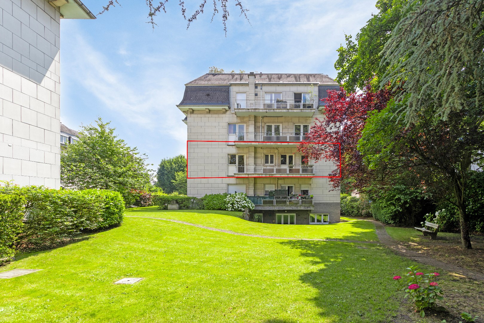 2-slaapkamer appartement met zicht op de gemeenschappelijke tuin. - foto 1