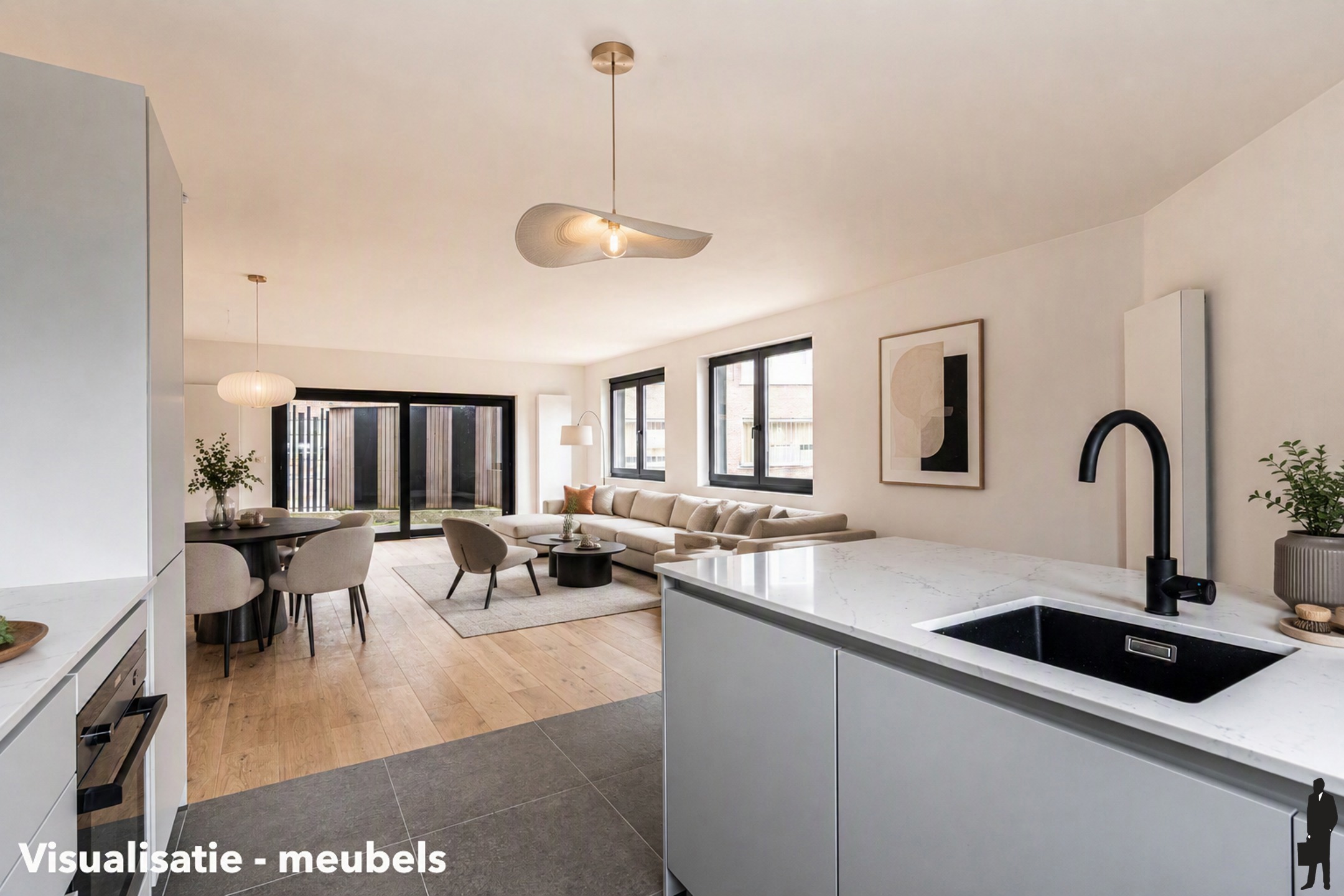 Nieuw, lichtrijk appartement - gelijkvloers, tuin, parking - foto 4