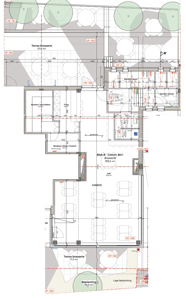 Brasserie te koop van 155 m2 met 135 m2 terras in centrum Anzegem - foto 3