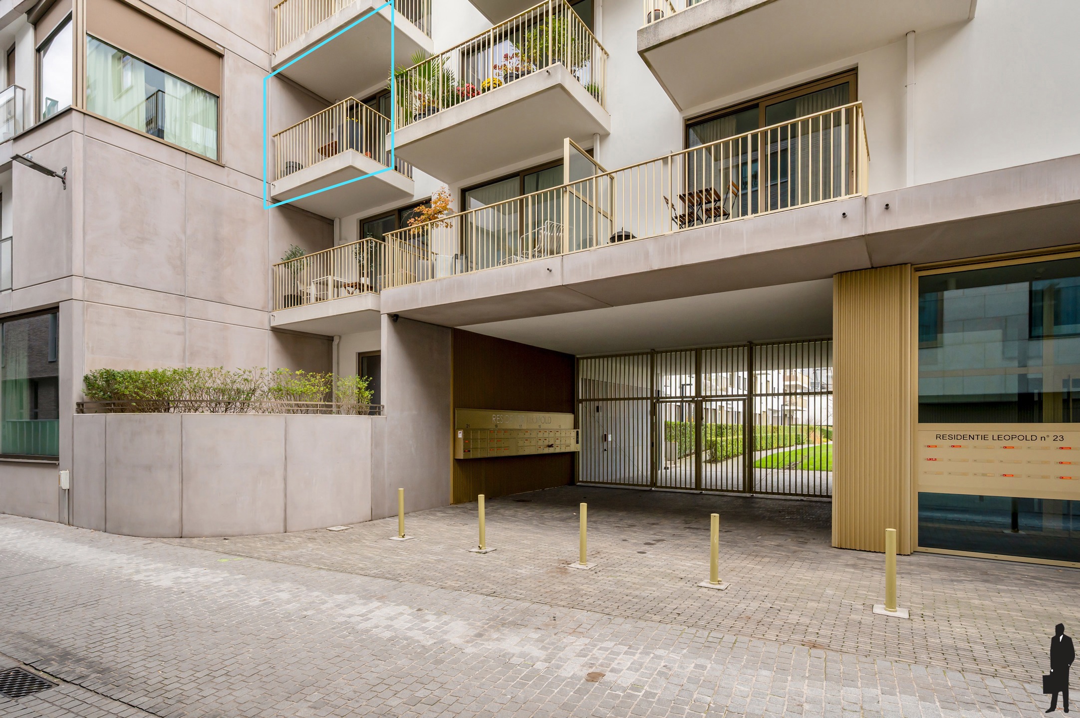 Licht 2-slpk appartement met 2 terrassen in Residentie Leopold - foto 3