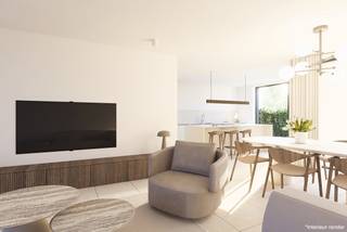 In Paal (Beringen), op een rustige en heerlijk groene locatie, verrijst in 2026 deze gloednieuwe halfopen bebouwing op een perceel van 524 m². Het ontwerp is landelijk strak, met een tijdloze architectuur die meteen rust en klasse uitstraalt. Zodra je hier aan komt rijden, voel je dat dit een plek is waar je straks thuiskomt – elke dag opnieuw.<br /><br />Met een bewoonbare oppervlakte van 212,03 m² biedt deze woning verrassend veel ruimte en een bijzonder logische indeling. Op het gelijkvloers valt meteen de helderheid op: grote ramen, veel lichtinval en een open leefruimte die zowel warm als praktisch aanvoelt. De leefkeuken met eiland staat centraal en vormt de perfecte plek om straks vrienden te ontvangen, terwijl kinderen huiswerk maken aan tafel of in de zetel spelen.<br /><br />De zithoek geeft uit op de zuidgerichte tuin, waardoor je telkens wordt beloond met natuurlijk licht en een prachtig uitzicht op je eigen groene buitenruimte. Je kunt je nu al voorstellen hoe je hier binnenkort de deuren opengooit op een zonnige zondag, terwijl de koffie geurt en de tuin langzaam ontwaakt.<br /><br />Op de eerste verdieping vind je drie mooie slaapkamers van 17,62 m², 11,50 m² en 10,26 m². De kamers zijn stuk voor stuk praktisch ingedeeld, ideaal voor een master bedroom, kinderkamers of zelfs een thuiskantoor. De badkamer – stijlvol, ruim en modern – biedt alle comfort met dubbele wastafel, bad, douche en voldoende opbergmogelijkheden.<br /><br />Daarnaast is er nog een enorme troef: de zolder van 53,27 m², volledig bereikbaar via een vaste trap. Deze ruimte kan later perfect dienen als hobbyruimte, extra slaapkamer, fitness, studio of simpelweg als overvloedige bergruimte. Het is een plek met toekomst – letterlijk en figuurlijk.<br /><br />De zuidelijke oriëntatie van het perceel maakt het geheel nog aantrekkelijker. Je geniet hier de hele dag door van zon, wat ideaal is voor liefhebbers van buitenleven, moestuinieren of gewoon ontspannen op een warm terras. Dankzij het open glooiende landschap rondom met paardenweiden en bossen, behoudt de omgeving altijd dat landelijke, open en rustige karakter.<br /><br />Toch woon je bijzonder centraal. De autosnelweg ligt op slechts 2,7 km, scholen op 1,5 km, en openbaar vervoer zelfs op amper 40 meter van de woning. Ook winkels (1,6 km), restaurants (1,3 km) en ontspanningsmogelijkheden (2 km) bevinden zich binnen handbereik – de perfecte mix tussen rust en bereikbaarheid.<br /><br />Voor wie graag buiten leeft, ligt het echte plezier vlakbij: de Paalse Plas, de golfclub, én diverse fiets- en wandelroutes. Op vrije dagen stap je hier zo je voordeur uit voor een frisse ochtendwandeling, een middagje watersport of een ronde golf. Het is een omgeving die uitnodigt om te genieten.<br /><br />Deze woning is volledig nieuw en wordt gebouwd volgens de huidige normen van energiezuinig en comfortabel wonen. Je woont hier niet alleen mooi, maar ook slim en duurzaam. En terwijl jij nu al nadenkt over interieur, kleuren en mogelijkheden, wordt hier binnenkort het kader gecreëerd waarin jouw toekomst vorm krijgt.<br /><br />Bovendien biedt deze woning een fiscaal voordeel: de grondwaarde bedraagt € 168 000 (12% registratierechten), terwijl de constructiewaarde van € 392 000 onder het 21% btw-tarief valt.<br /><br />Lot 2 uit dit project biedt een unieke kans om landelijk, modern en comfortabel te wonen op een uitstekende locatie. Een thuis waar je elke dag opnieuw met plezier binnenstapt. Een plek waar je toekomst vorm krijgt, waar herinneringen groeien en waar rust en ruimte de toon zetten. Hier bouw je niet alleen een huis – hier bouw je je leven. Voor meer informatie, bel 011 255 155. Bron bewoonbare oppervlakte: EPC – verslag.