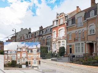 PRACHTIGE HERENWONING BOORDEVOL GRANDEUR, marmeren accenten en een SFEERVOLLE STADSTUIN in Sint-Agatha-Berchem, met vlotte verbinding naar de...
