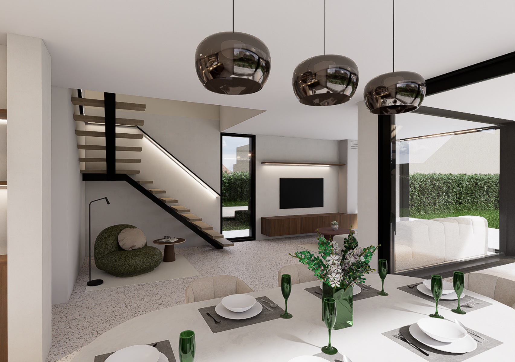 NIEUWBOUWWONING MET UNIEKE LIGGING TIELT-MEULEBEKE OP 664 M² - foto 3