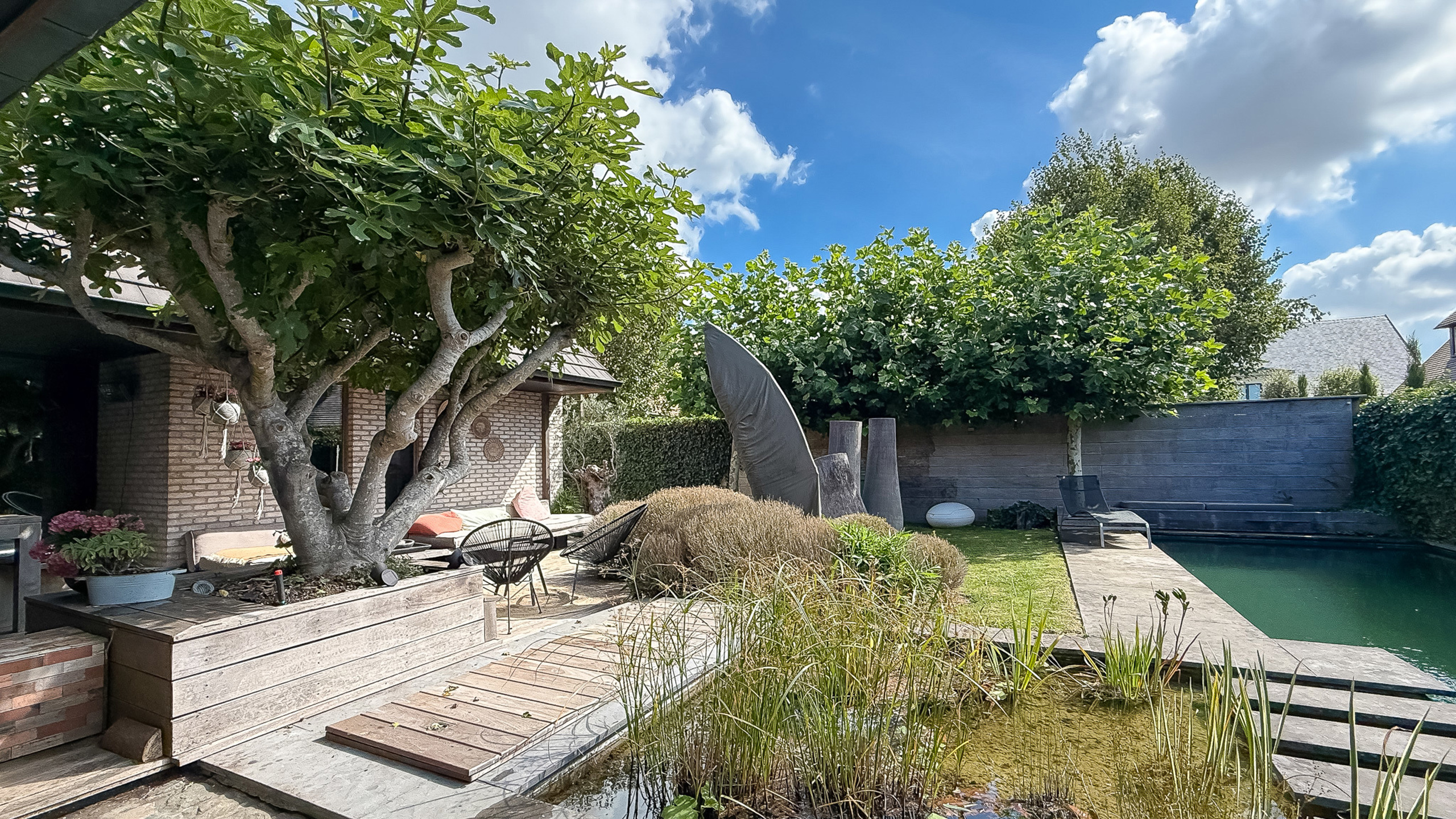 Villa met privé- en praktijkgedeelte – stijlvolle tuin - foto 4