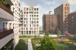 Deze casco handelsruimte van 102 m² is gelegen in het project Liv De Molens en geniet van een grote visibiliteit dankzij de grote raampartijen uitkijkend over het toekomstige stadspark en de mooie aangelegde binnentuin. Gezien de casco oplevering, kan de toekomstige eigenaar dit naar eigen smaak en behoeften afwerken.  Deze handelsruimte is gelegen in Liv de Molens, een stadsinbreidingsproject langs de Leie, in het hart van de stad Deinze. De hoofdarchitect, Reiulf Ramstad, ontwierp met zijn doorwinterde ervaring vanuit zijn Noors architectenbureau een uitzonderlijk project met aandacht op zicht, licht en water een erg divers aanbod aan appartementen. Liv De Molens is een ‘vijf-minutenstad’, waar alles wat u nodig heeft, op slechts vijf minuten afstand ligt. De site van maar liefst 2,2 hectare is een dynamische mix van retail, horeca, diensten, sport, recreatie en wonen, met een groene corridor als verbindende factor. Omringd door een groot park langs de kabbelende Leie, bevinden zich diverse gebouwen met elk hun eigen, unieke karakter, waarbij ieder appartement geniet van een bevoorrecht zicht op de natuur, de Leie of de stad. Voor bijkomende informatie over de verschillende appartementen in dit project, kunt u terecht bij ons op kantoor of contacteer ons via deinze@landbergh.be/09 278 78 79.