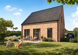 Charmant wonen met alles dichtbij? In de Sint-Jansstraat in Staden vind je deze vrijstaande woning op een mooi zuidgericht perceel van 600 m². Je woont er landelijk, vlak bij het centrum en met een vlotte verbinding naar Roeselare.

Lot 1 is een energiezuinige woning met 3 volwaardige slaapkamers en een praktische indeling. Grote ramen zorgen voor veel daglicht en een fijne verbinding met de tuin.

De woning wordt volledig instapklaar afgewerkt. De afwerking van jouw keuken, badkamer en vloeren kies je zelf, zodat alles aansluit bij jouw smaak en manier van wonen.

En ook op vlak van energie zit je hier goed. Met een E-peil van 10, een warmtepomp, vloerverwarming en zonnepanelen ben je klaar voor de toekomst én hou je je energiekosten onder controle.

Iets voor jou? Ontdek de plannen en mogelijkheden.
