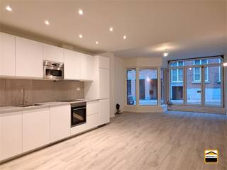 Gerenoveerd, gelijkvloers 1 slaapkamer appartement met terras in het centrum van Borgloon* EPC B* asbestvrij* elektriciteit conform AREI bij akte In...