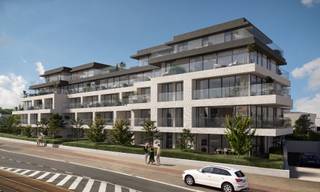 Dit appartement maakt deel uit van het nieuwbouwproject 'Residentie One Harbour'.<br /><br />Het appartement bevindt zich op de eerste verdieping en werd ingedeeld als volgt:<br />Inkom, toilet, berging, keuken, leefruimte met aanpalend terras, 2 slaapkamers die beiden uitgeven op een terras en een badkamer. <br />De terrassen zijn noordoostelijk georiënteerd. <br /><br />Verplicht aan te kopen garagebox of staanplaats niet in de prijs inbegrepen. <br /><br />Appartement: 92 m²<br />Terrassen: 11 m²