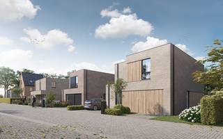 Moderne open bebouwing op lot 3 in deze nieuwe residentieel gelegen verkaveling. Speelse architectuur met grote leefruimte met ingerichte...