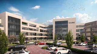 Op een absolute toplocatie langs de E40 (afrit 13 Gent-West) verrijst The Curve – een volledig herontwikkeld, energiezuinig kantoorgebouw...