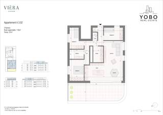 <strong>Appartement A3.02 is een van de 4 exclusieve penthouses met een oppervlakte van 118 m². Het terras heeft maar liefst een oppervlakte van 37m²!<br />Het appartement omvat 3 slaapkamers.</strong><br /><br />Welkom bij Vièra, een uniek woonproject aan de rand van Zichem, waar rust, ruimte en natuur samenkomen.<br /><br />Grenzend aan het uitgestrekte natuurgebied bij de Demerbroeken, biedt dit appartement jou een uitzonderlijke woonkwaliteit op een toplocatie. Hier woon je in harmonie met de natuur, op wandelafstand van het centrum én omgeven door een open landschap.<br /><br />Dit 3-slaapkamer appartement werd ontworpen met oog voor ruimte en licht. Grote raampartijen brengen het buitengevoel naar binnen, terwijl de doordachte indelingen zorgen voor maximaal wooncomfort. Het appartement beschikt over een ruim terras en is afgewerkt met duurzame, hoogwaardige materialen die klasse en verfijning uitstralen.<br /><br />Of je nu op zoek bent naar een eerste woning, een comfortabele thuis of een slimme investering – dit project biedt een unieke kans op een leven in stijl, dicht bij de natuur.<br /><br />In totaal worden er 28 appartementen gerealiseerd in 2 gebouwen. Ondergronds bevinden er zich 28 staanplaatsen (voorzien voor het laden van elektrische wagens) en 28 kelderbergingen.<br /><br /><u><strong>Prijsopbouw:</strong></u>
<ul>
<li>Grondwaarde: € 79.000,00</li>
<li>Constructiewaarde: € 376.000,00</li>
</ul>
<u><strong>Optioneel:</strong></u><br /><strong>Autostaanplaats:</strong>
<ul>
<li>Grondwaarde: € 4000,00</li>
<li>Constructiewaarde: € 23.500,00</li>
</ul>
<strong>Kelderberging:</strong>
<ul>
<li>Grondwaarde: € 1400,00</li>
<li>Constructiewaarde: € 5100,00</li>
</ul>
<br />Interesse? Neem dan snel contact op met Steffi via steffi@immopersyn.be of via de 0467 03 54 04 voor meer informatie.