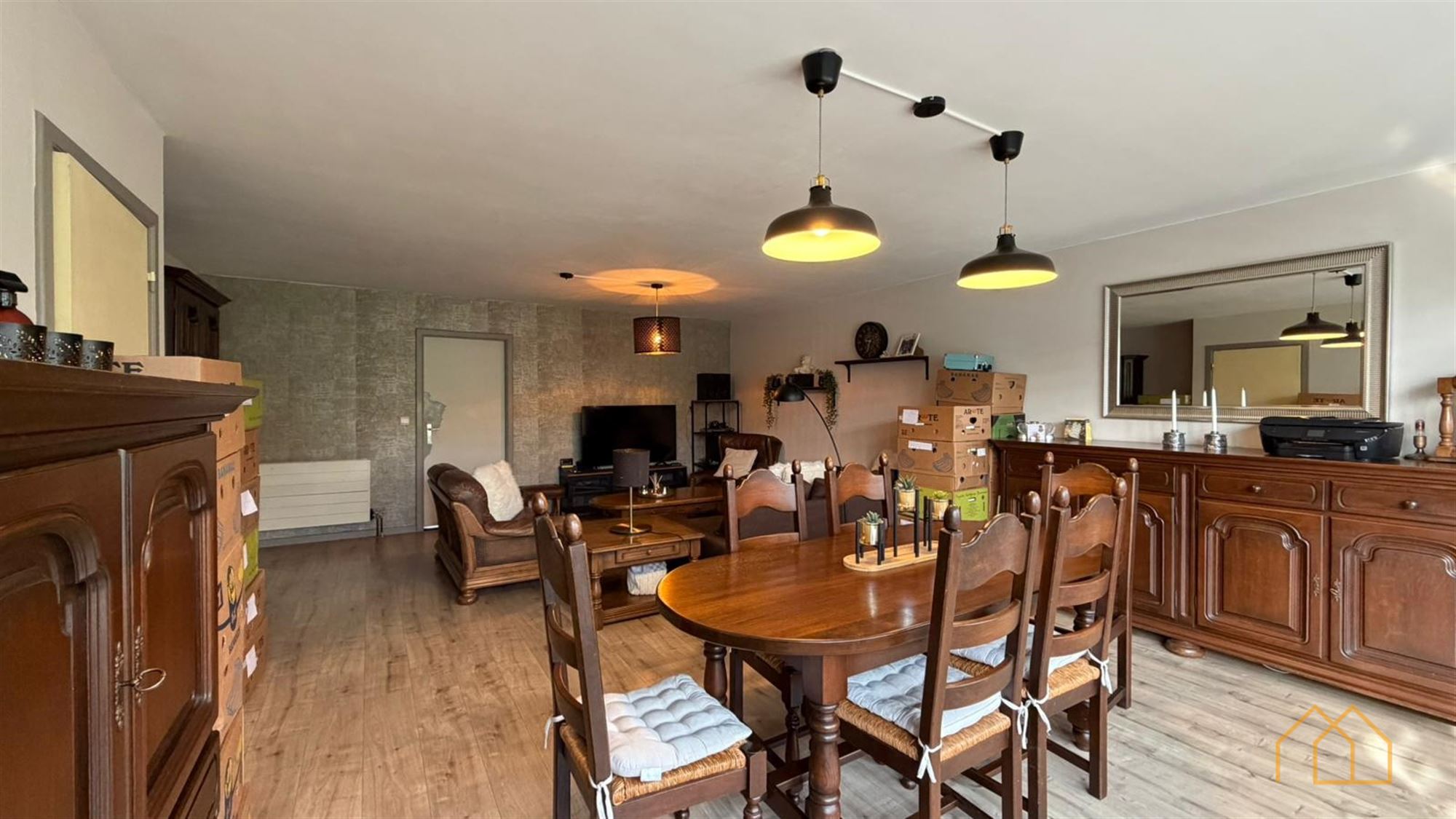 Appartement met 2slk, grote living, en eigen garage - foto 5
