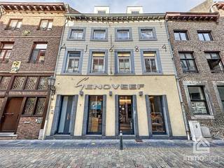 PLUSPUNTEN:+ oppervlakte perceel 75 m²+ totale oppervlakte ca. 251 m²+ ruime handelsruimte+ duplex appartement+ 2 slaapkamers+ lichtrijk gebouw+...