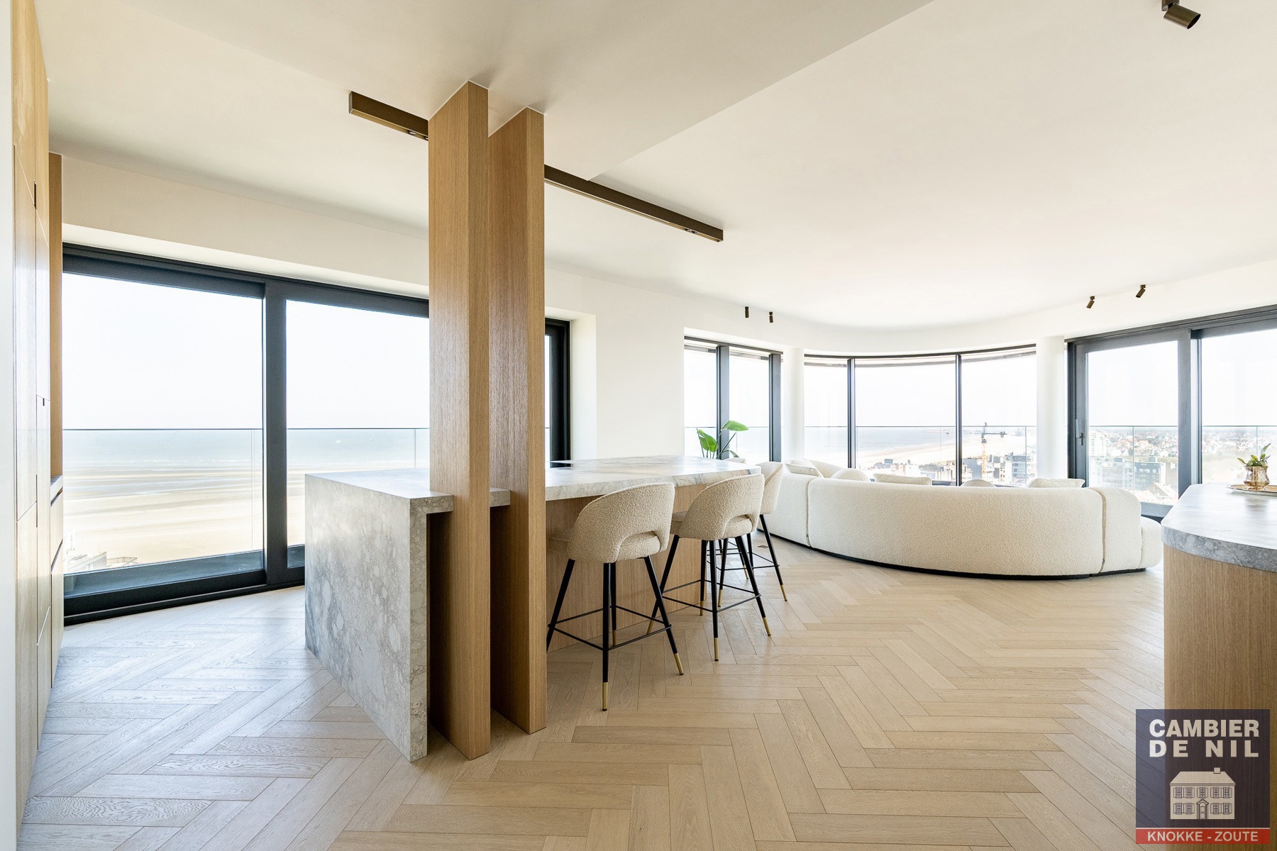 Luxueus nieuwbouw appartement met panoramisch uitzicht over Knokke-Heist, hinterland en zee - foto 2